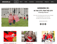 Tablet Screenshot of missionjc.org